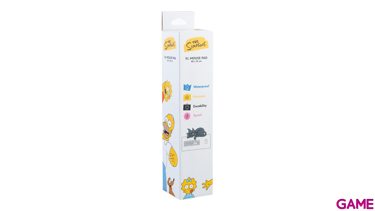 Alfombrilla XL Los Simpsons Springfield  80 x 35 cm-1